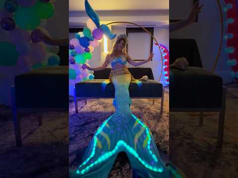 (Wait for it) Mermaid Elle now glows!!!  ✨✨✨What do you think? #mermaid