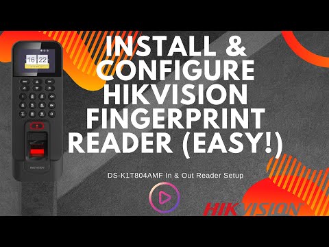 Install & Configure Hikvision DS-K1T804AMF Fingerprint Reader (EASY Step-by-Step)