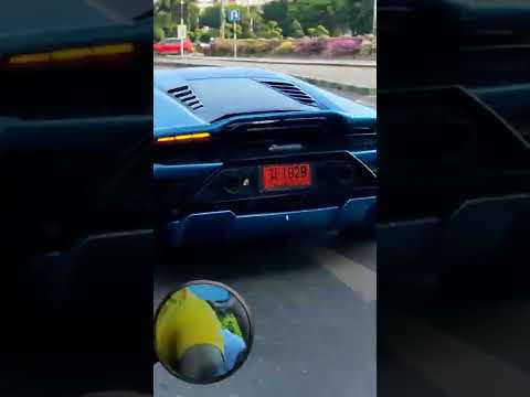 #bangkok #car #lamborghini #roadrash #driving #viral #alloywheels #thailand #blue #crazy #video