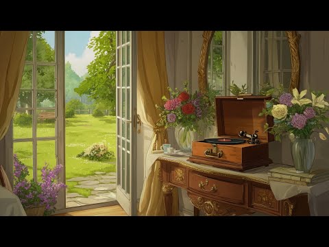 1940s Music Echoing Through Grandma’s House on a Gentle Spring Morning