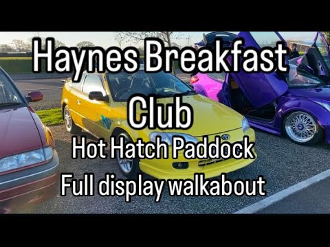 Haynes Breakfast Club 02/02/2025 Hot Hatch theme paddock, museum workshops & full display walkabout.