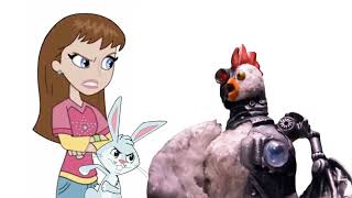 Me and Walter confront Robot Chicken