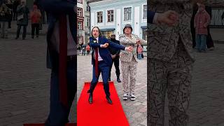 Dancing with the Eurovision 2025 Winner🕺🪩 #RedCarpetBoy #tommycash