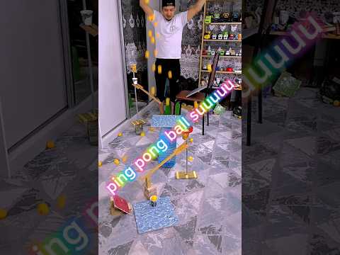 Ping Pong Ball Trick Shots #shorts #trickshots #trickshot #potsandpans