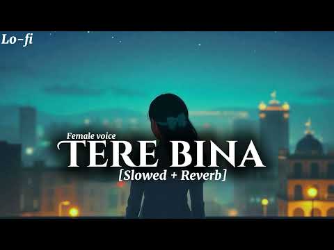 Tere bina 🤞❤️‍🩹| slowed and reverb | female voice 🔥| #newmusic #lofi #bollywoodsongs
