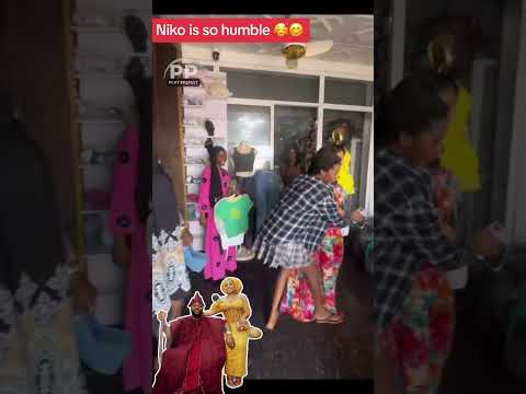 She saw Davido’s Cousin, Nikos Living, in a boutique and lost her composure 😂 #shorts #davido #yt