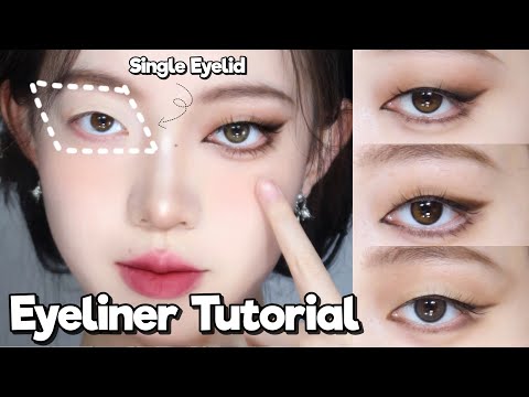 How to Perfectly do your EYELINER👁️✨(For Single-Eyelid Girlies)