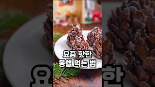 요즘 인기 먹는 솔방울 케이크 만들기🎂몽쉘로 만드는 초간단 디저트 #간식 #요리 #레시피 #꿀팁 #shorts
