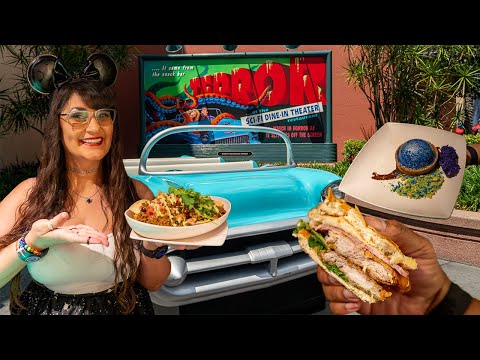 Sci Fi Dine In Theater MENU UPDATE 🛸 Disney World Hollywood Studios food review 2025