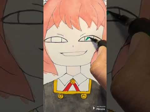 drawing anya#anime#spyxfamilyedit #anya#art#artwork#artist#shorts#foryou requested by @anyaa_xx
