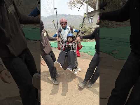 Paragliding bhimtal Nainital Uttarakhand #viralvideo #paragliding #shorts #subscribe #shortvideo