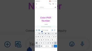 Check Your PNR Status Via SMS, #PNR ,IRCTC, Railway,#shorts