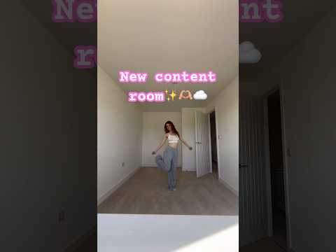 My new content room💕☁️🫶🏼! #firsthome #firsthouse #beautyroom #roomtransformation