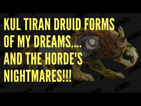 Kul Tiras Kitty/Bear forms are the stuff of the Horde's NIGHTMARES...