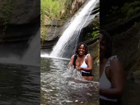 Discover the lush beauty of Grenada 🇬🇩🫶🏼 #puregrenada #concordfalls #caribbeanadventure