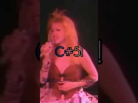 Cindy Lauper - Girls Just Want To Have Fun (vocal showcase)