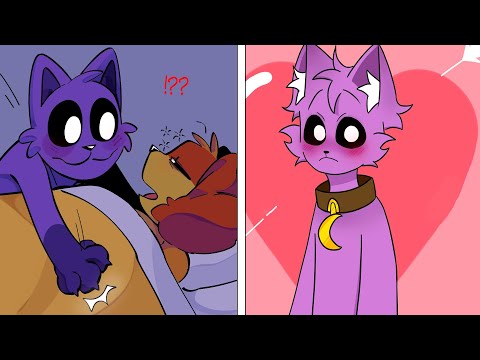 CatNap and DogDay Flipped the Moment Romance | Poppy Playtime Chapter 4 | Comic Dub
