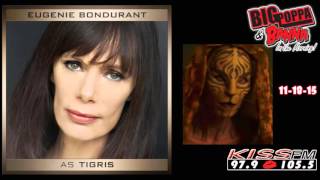 Eugenie Bondurant  (Tigris from Hunger Games Mockingjay Part2) w/ Big Poppa & Banna