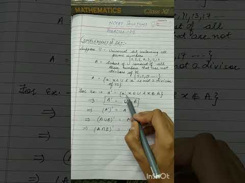 #chapter1  #class11  #sets #exercise1.5 #basiconcepts #subscribe  ( https://youtube.com/@riyaG8655)