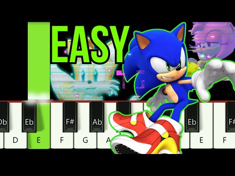 4 EASY Sonic Frontiers Songs Piano tutorial