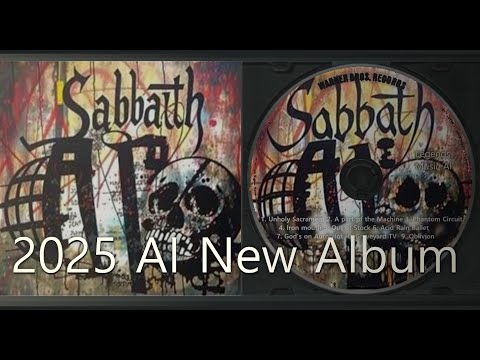 Black Sabbath (AI) - A Part of the Machine (2025 novo disco, nuevo album, New Album AI)