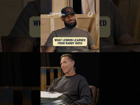 How LeBron modeled his game after Randy Moss 🤯 #lebron #randymoss #football #basketball