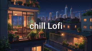 Urban Lofi Balcony 🌃 Chill Study Beats with Coffee & Lights