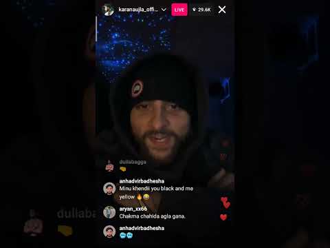 Karan aujla latest live show Karan aujla badshah player song live Instagram #players #badshah
