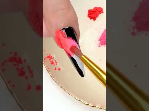 #Shorts Powder Nail Art