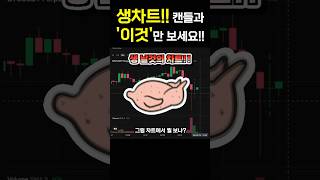차트 잘 보는 법이요?! 저는 "생 날것의 차트"로 캔들과 '이것'만 봅니다! #월수입1억#비트코인#코인선물#코인단타