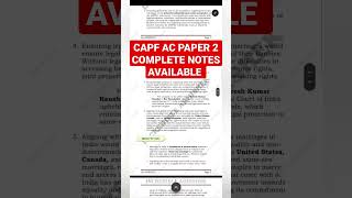 Capf AC Paper 2 Notes #capf2023 #capfac #capfacpaper2 #capfpaper2