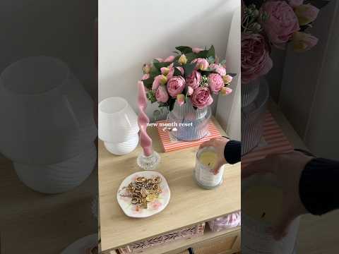 happy March!💞 #cleaning #reset #sundayreset #cleanwithme #aesthetic #newmonth