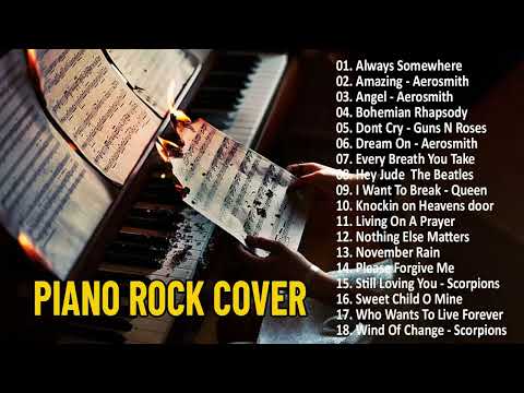 Relaxing  Piano Rock 70's 80's - Best Of Piano Rock Instrumental 2023