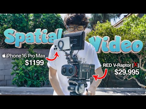 iPhone 16 Pro vs. $30,000 RED V-RAPTOR [X]: Upgrade for 3D Spatial Video?