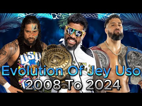 Evolution Of Jey Uso 2008 To 2024