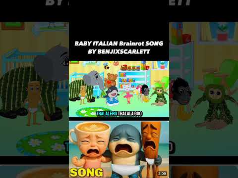 Baby Italian Brainrot Song Animation (Tralalero Tralala Baby Song) 🎶