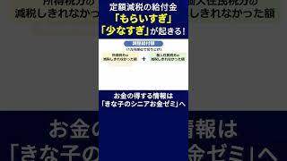 定額減税の給付金「もらいすぎ」「少なすぎ」が起きる！ #shorts