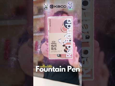 Kaco Red Panda Fountain Pen Set #shorts #SYShorts 597