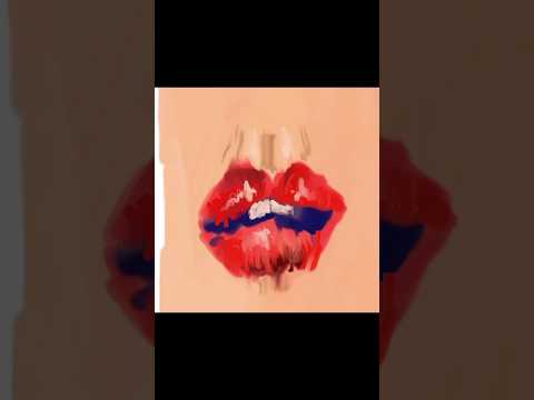 как нарисовать губы 💋 #speedpaint #art #artwork #digitalart #drawing #painting #watercolor