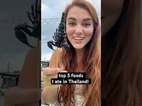 The top five foods I ate in Thailand! #Thailand #WhiteLotus #ThaiFood #Evening #Foodie #Dumplings ￼
