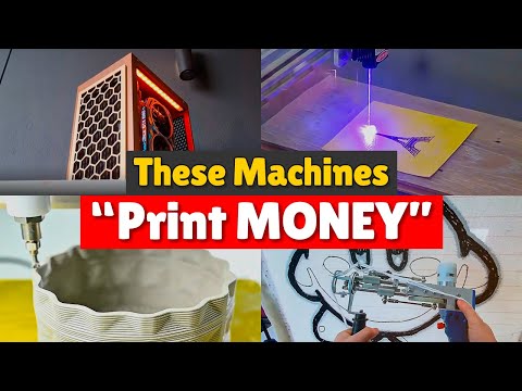 Small Business Ideas 2023. Mini manufacturing business ideas. Garage business machines.
