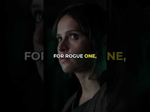 Did you know for ROGUE ONE…