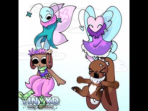 Flutter and Flyte help Bassie and Cocoa find Easter eggs! | Easter event | #dandysworld #animation