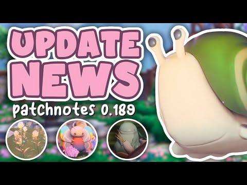 PALIA UPDATE 0.189: Stickers, New Furniture, Plushies and more flowers! 🌷