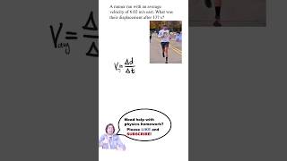 Calculating displacement, velocity,and time 😎HOW TO GUIDE😃