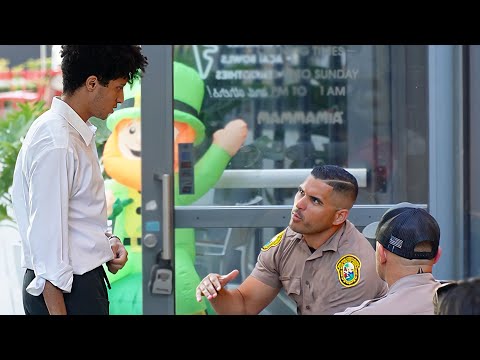 Rude Waiter vs Cops!