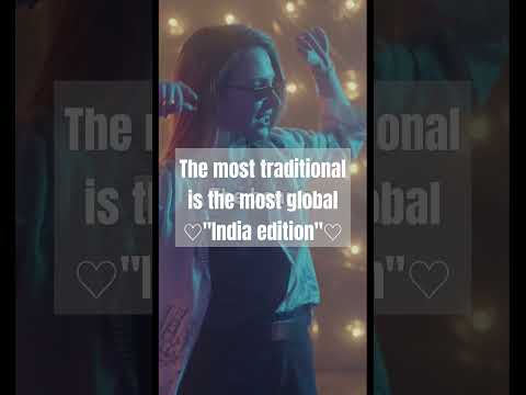 The most traditional is the most global. India edition#india#sharee#indian spicy