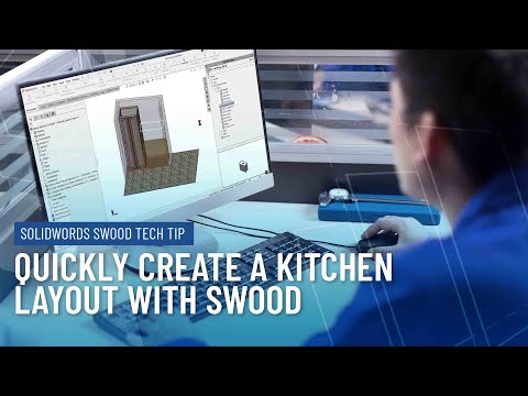 Quickly Create a Kitchen Layout with SWOOD Design Add-in in SOLIDWORKS