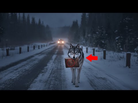 She Followed the Wolf in the Snow — The Secret It Carried Left Her in Tears