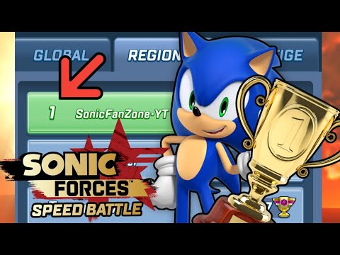 🏆I DID IT! My SFSB Global & Regional Ranking [Sonic Forces Speed Battle]